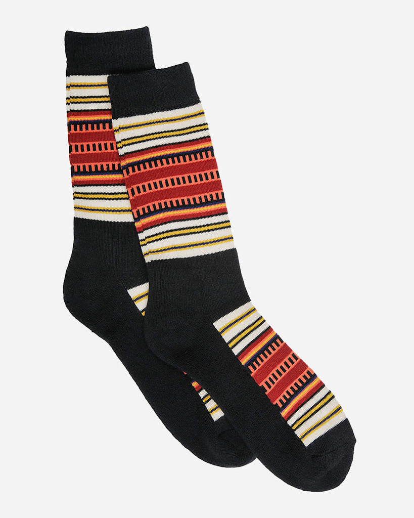 National Park Stripe Crew Socks - Acadia