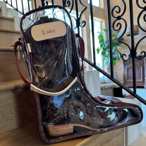 Clear Boot Bag (Made to Order)