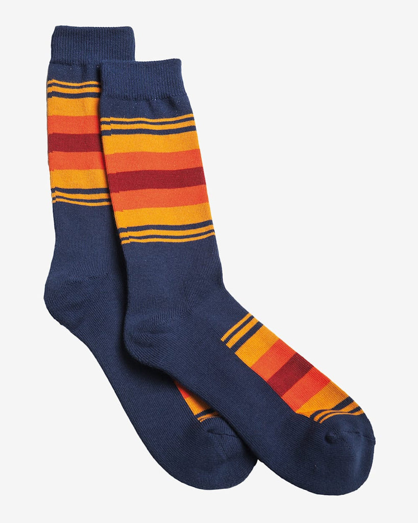 National Park Stripe Crew Socks - Grand Canyon