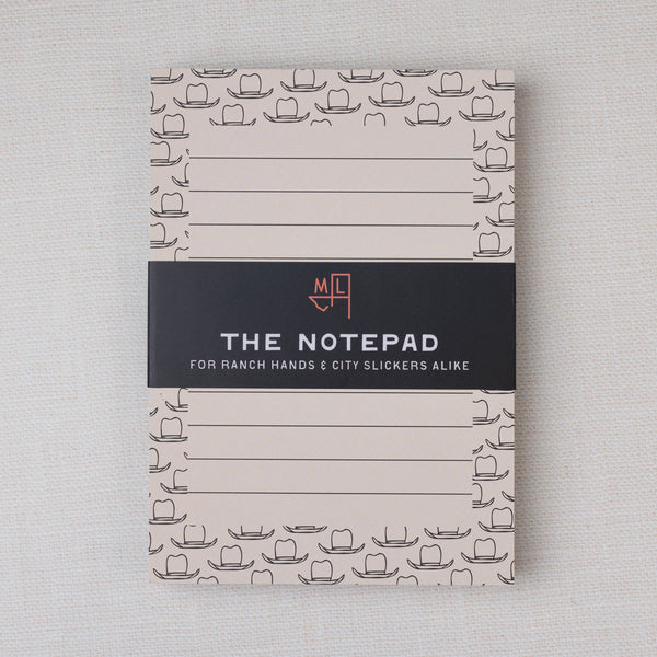 Cowboy Hat Notepad