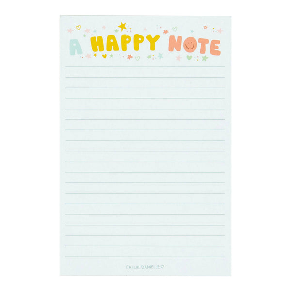 Happy Note Notepad – Just LoveLeigh