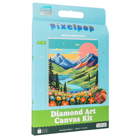 PixelPop™ Diamond Art — Reset Edition - Wildflower Ridge