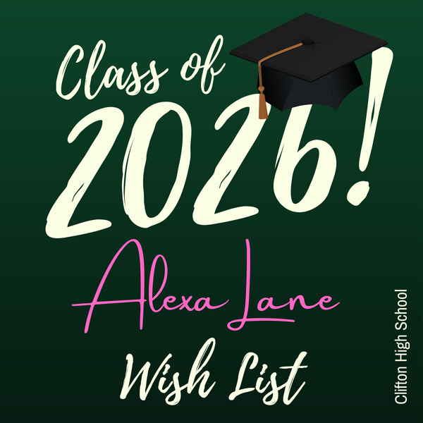 Alexa Lane Graduation Wish List