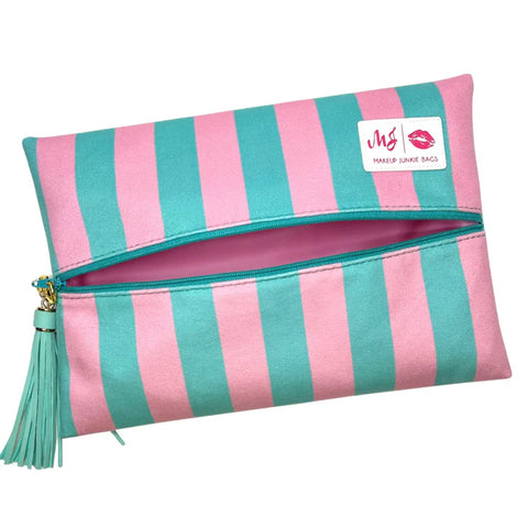 Makeup Junkie Bags - Cabana Mint
