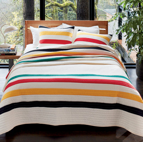 Glacier National Park - Pieced Quilt Set