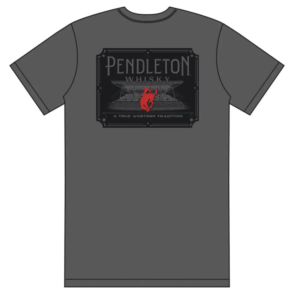 Pendleton Graphic Tee - Whiskey Rodeo Graphic (Asphalt)