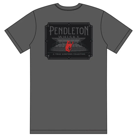 Pendleton Graphic Tee - Whiskey Rodeo Graphic (Asphalt)