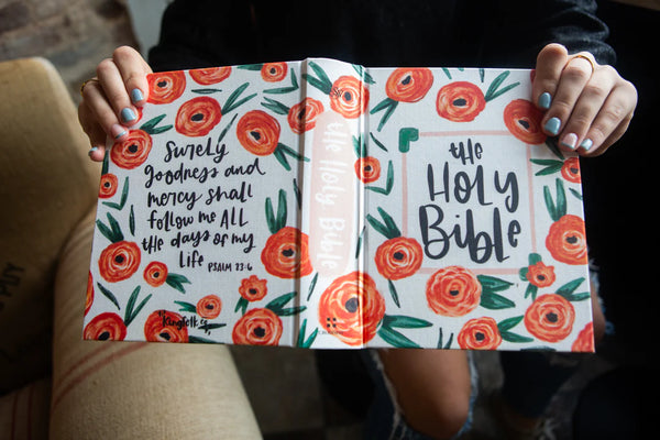Journaling Bible - Orange Poppies