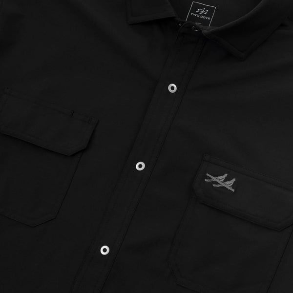 Two Dove The Rio Ultimate Outdoor Shirt - Short Sleeve - Black