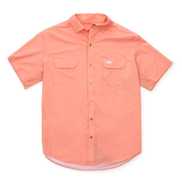 Two Dove The Rio Ultimate Outdoor Shirt - Short Sleeve - The Nueces Coral
