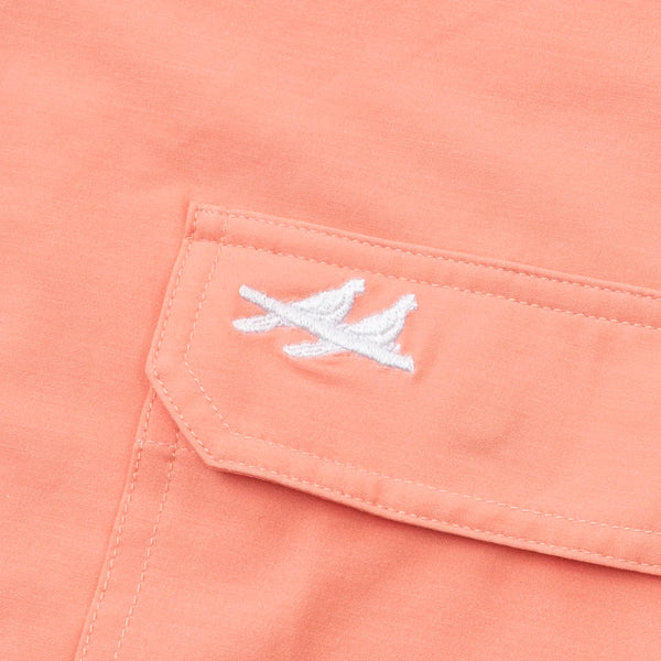 Two Dove The Rio Ultimate Outdoor Shirt - Short Sleeve - The Nueces Coral