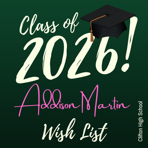 Addison Martin Graduation Wish List