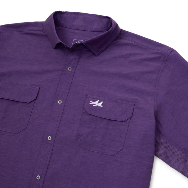 Two Dove The Rio Ultimate Outdoor Shirt - Short Sleeve - Tarrant Purple