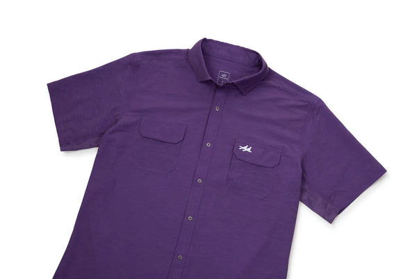 Two Dove The Rio Ultimate Outdoor Shirt - Short Sleeve - Tarrant Purple
