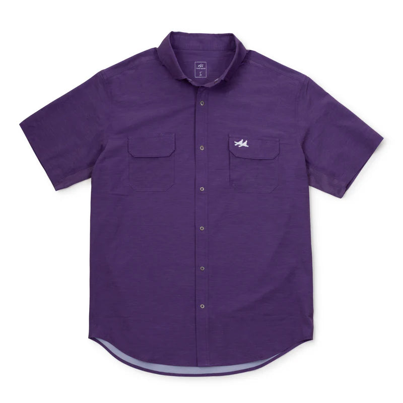 Two Dove The Rio Ultimate Outdoor Shirt - Short Sleeve - Tarrant Purple