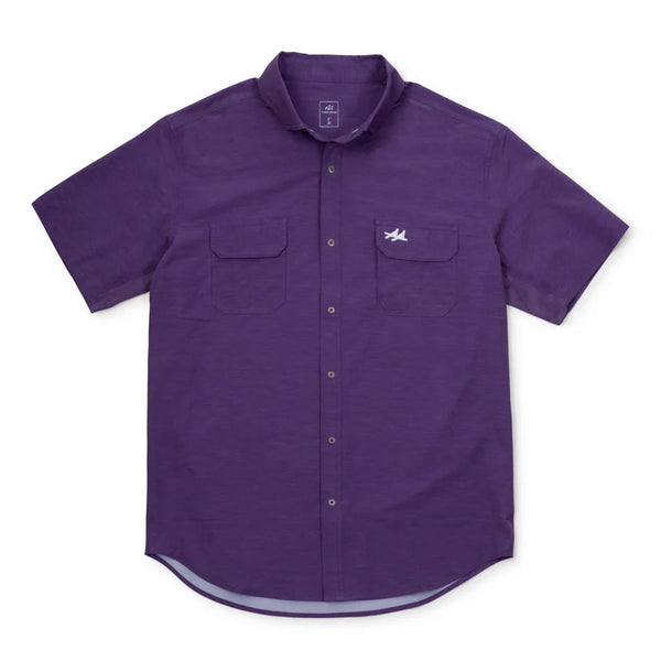 Two Dove The Rio Ultimate Outdoor Shirt - Short Sleeve - Tarrant Purple