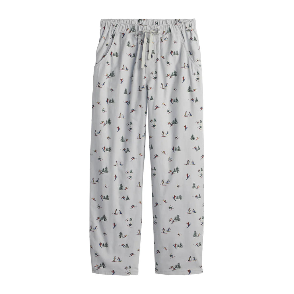 Pendleton Flannel Pajama Pants - Ski Resort Gray