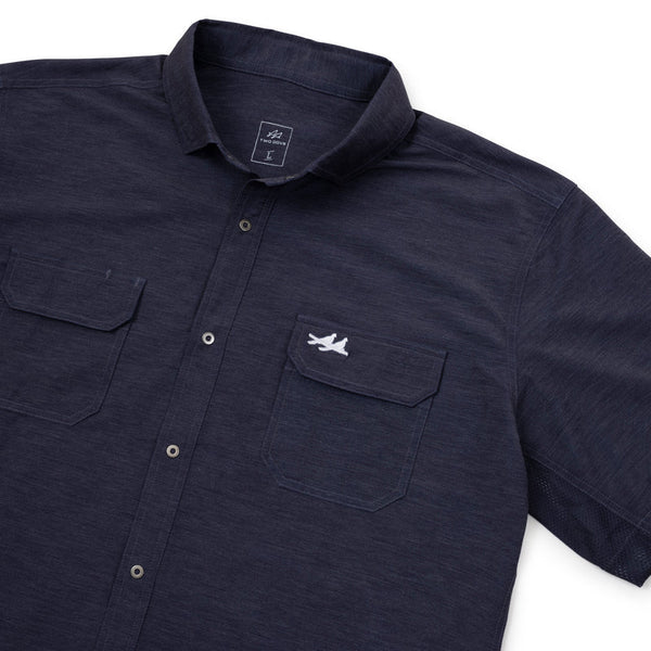 Two Dove The Rio Ultimate Outdoor Shirt - Short Sleeve - The Comal (Navy)