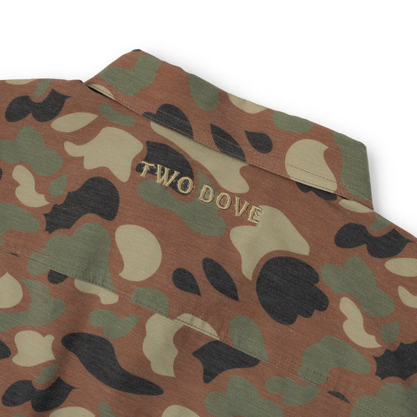 Two Dove The Rio Ultimate Outdoor Shirt - Short Sleeve - Woodland Camo