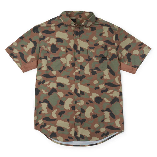 Two Dove The Rio Ultimate Outdoor Shirt - Short Sleeve - Woodland Camo