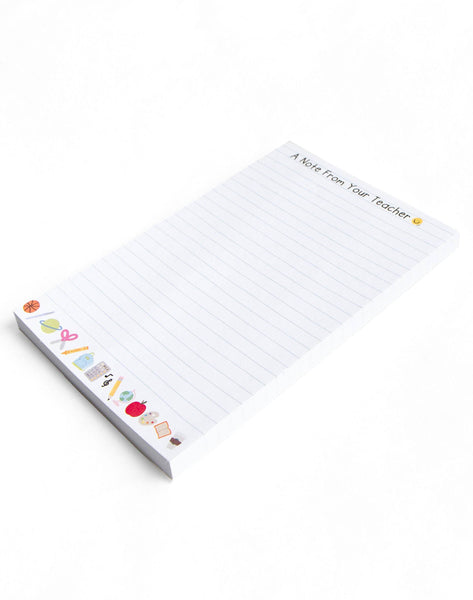 Note From Teacher Notepad