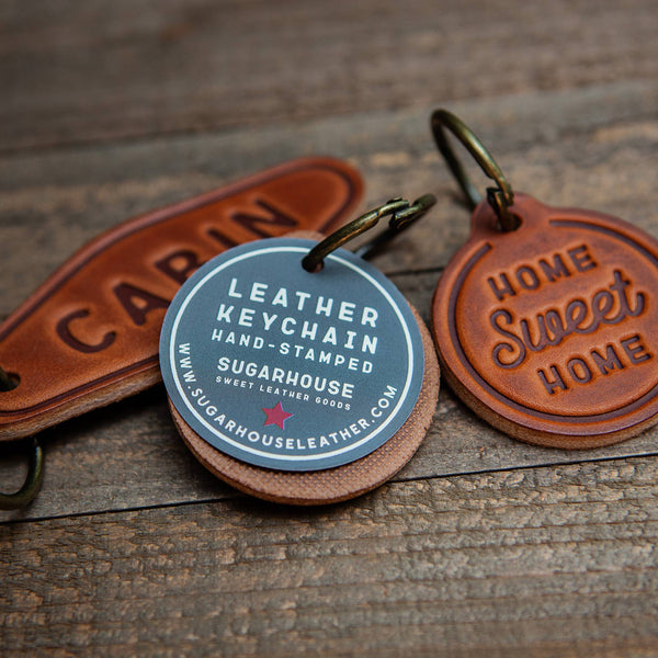 Tractor Leather Keychain Motel Style