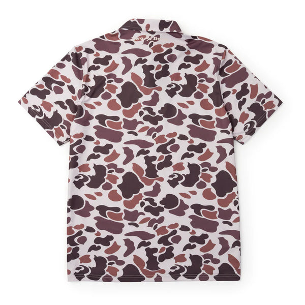 Two Dove Golf Polo - Boone Vintage Camo
