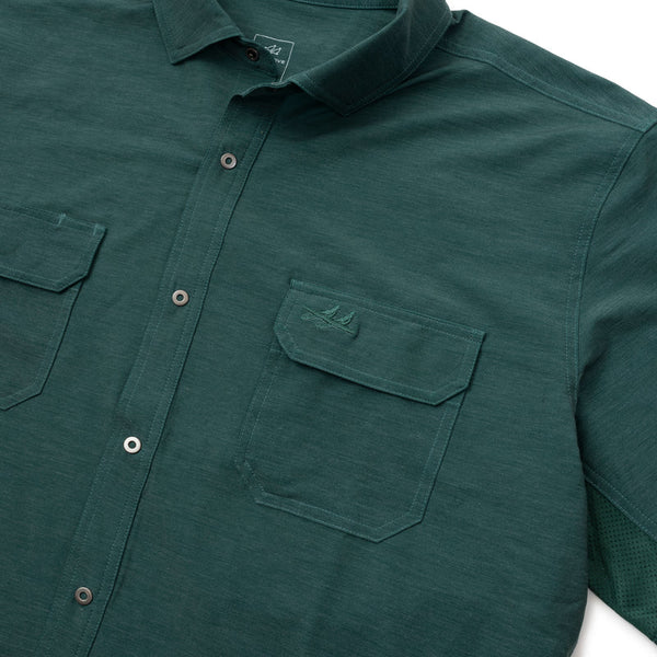 Two Dove The Rio Ultimate Outdoor Shirt - Short Sleeve - The McLennan Dark Green