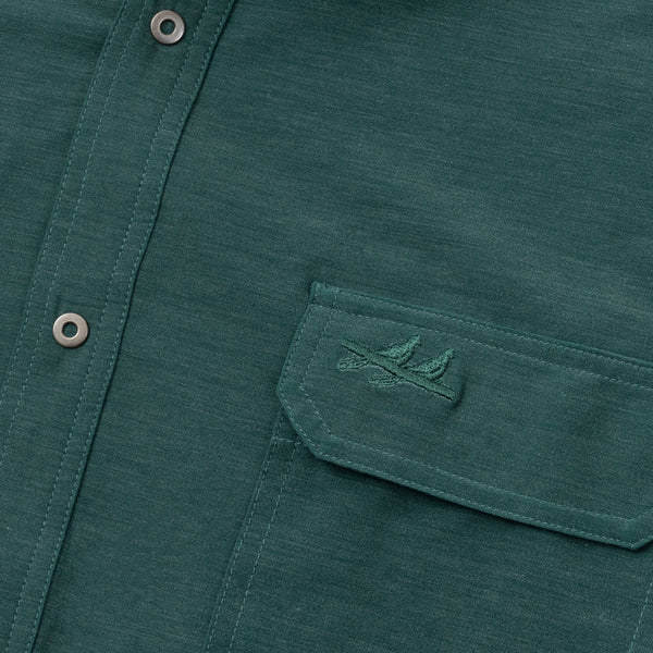 Two Dove The Rio Ultimate Outdoor Shirt - Short Sleeve - The McLennan Dark Green