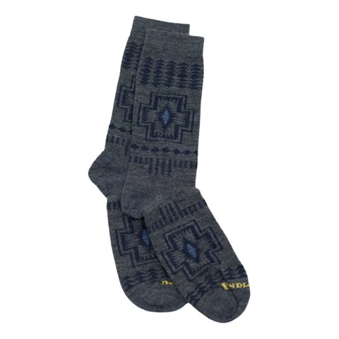 Harding Crew Socks - Grey