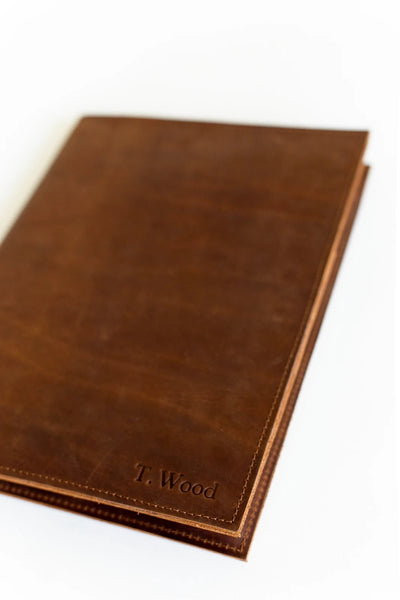 Executive Folder - Oiled Leather (In Store - Ready to Stamp)