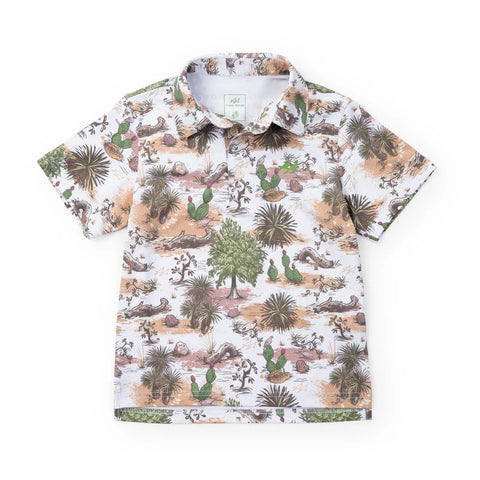 Two Dove Youth Golf Polo - South Coast Camo