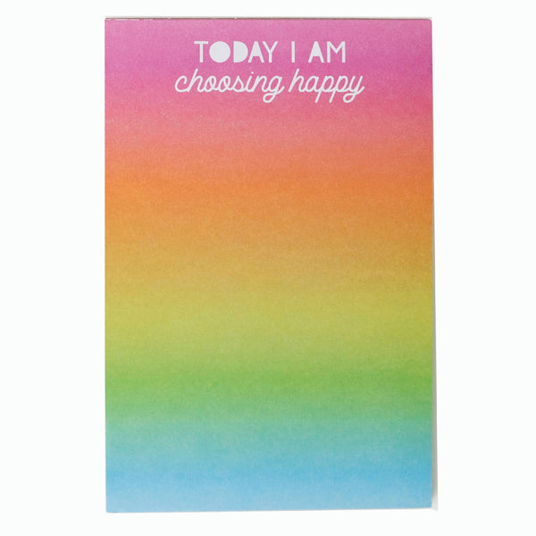 Choose Happy Notepad
