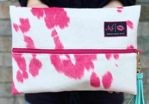 Makeup Junkie Bags - Bonnie & Hide (Hot Pink)