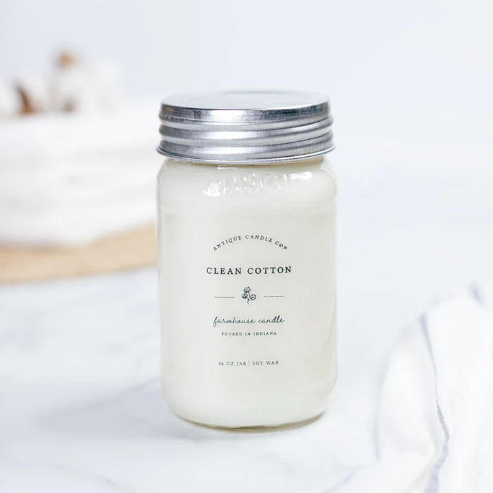 Clean Cotton 16oz Candle – Just LoveLeigh