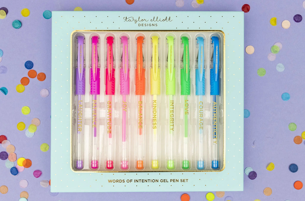 Gel Pen Set Of 5 Expect Miracles